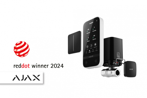 Ajax Systems gana su primer premio Red Dot Award por tres productos de seguridad y de domótica